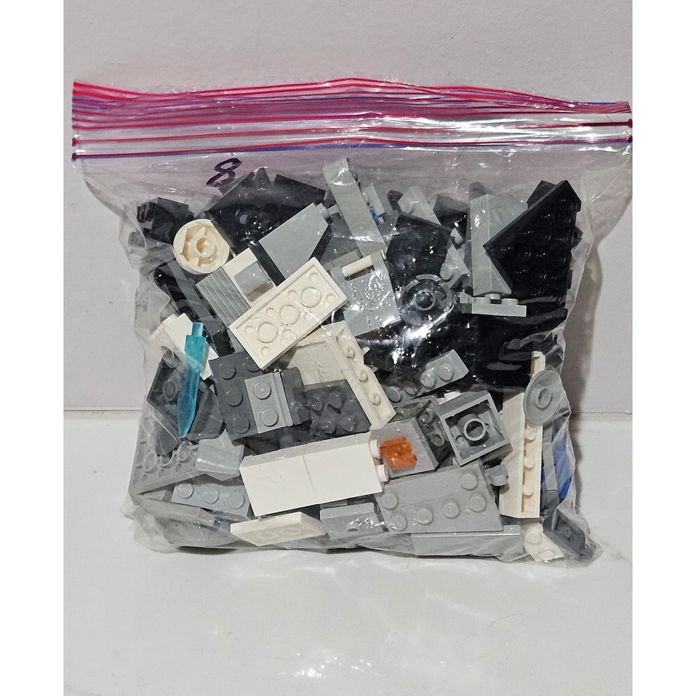 LEGO Bulk Lot Black White Grey Bricks Plates Specialty Pieces Assorted Mix